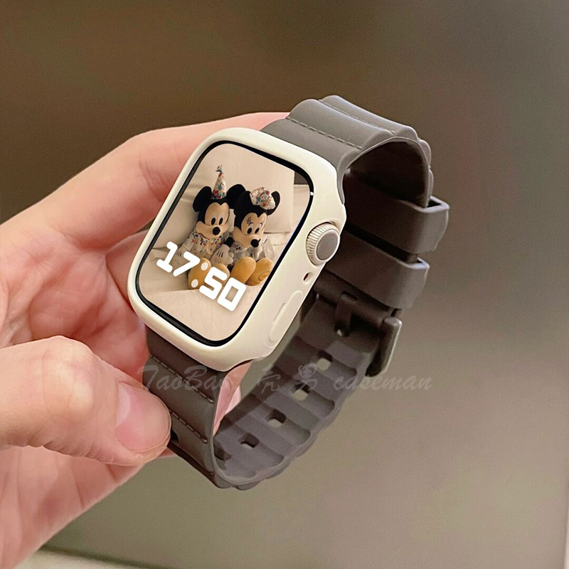 iwatchS9休闲可爱柔软硅胶表带女