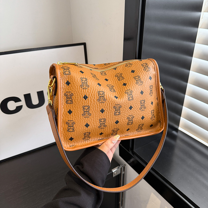 轻奢小众腋下包女包包2025新款网红爆款时尚单肩斜挎包超火豌豆包