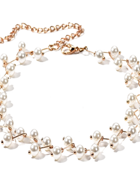 白色网红项链简约脖链