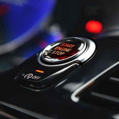 宝马水晶一键启动按键1系2系3系5系X1X3X4X5X6内饰改装按钮装饰贴