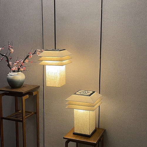 新中式卧室床头餐厅吧台小吊灯