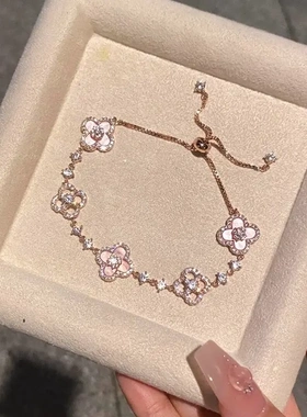 「春日花语」粉色花朵手链