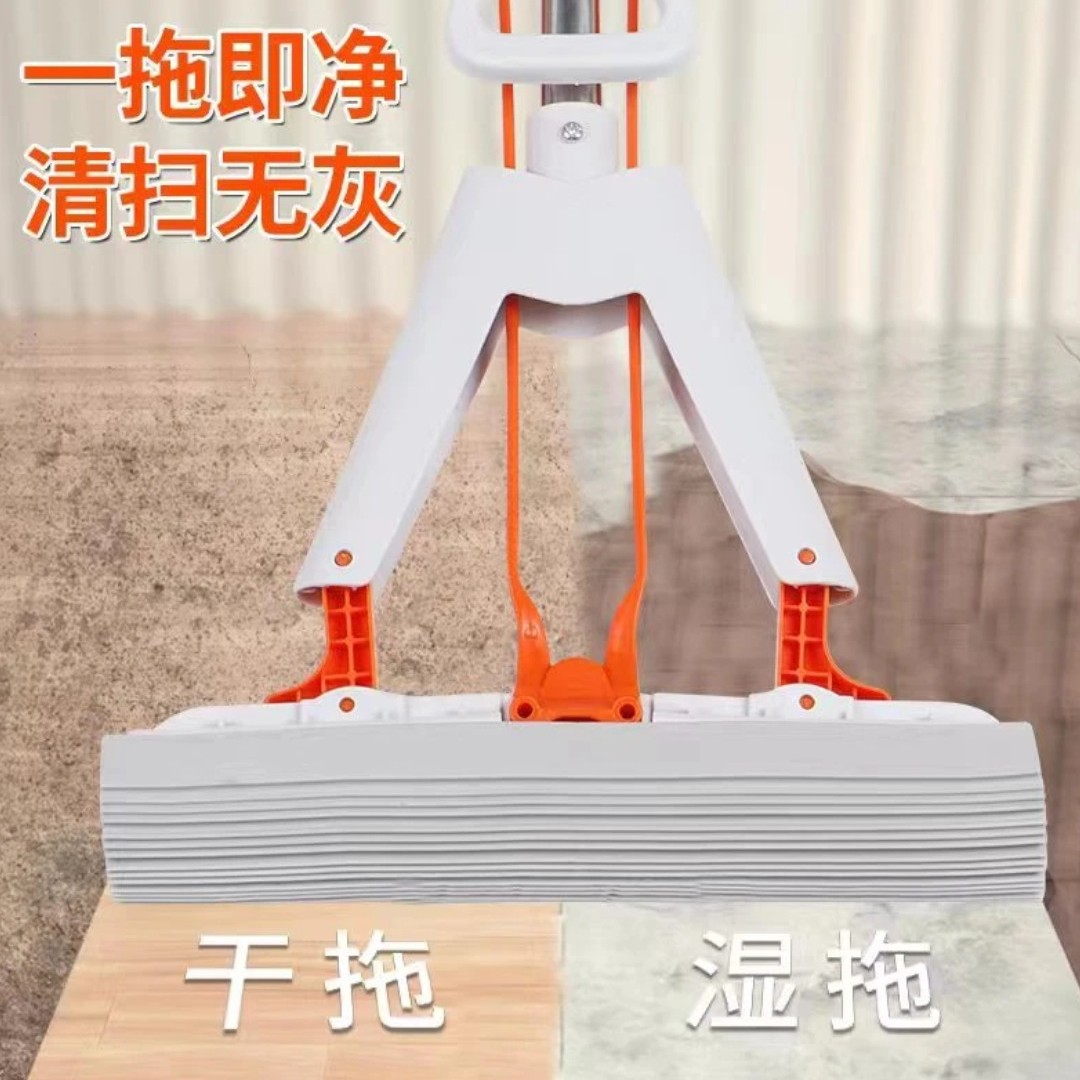 家用胶棉拖把懒人拖布吸