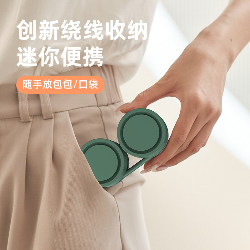 冰敷挂脖风扇无叶小风扇 usb创意收纳懒人颈制冷挂脖电风扇跨