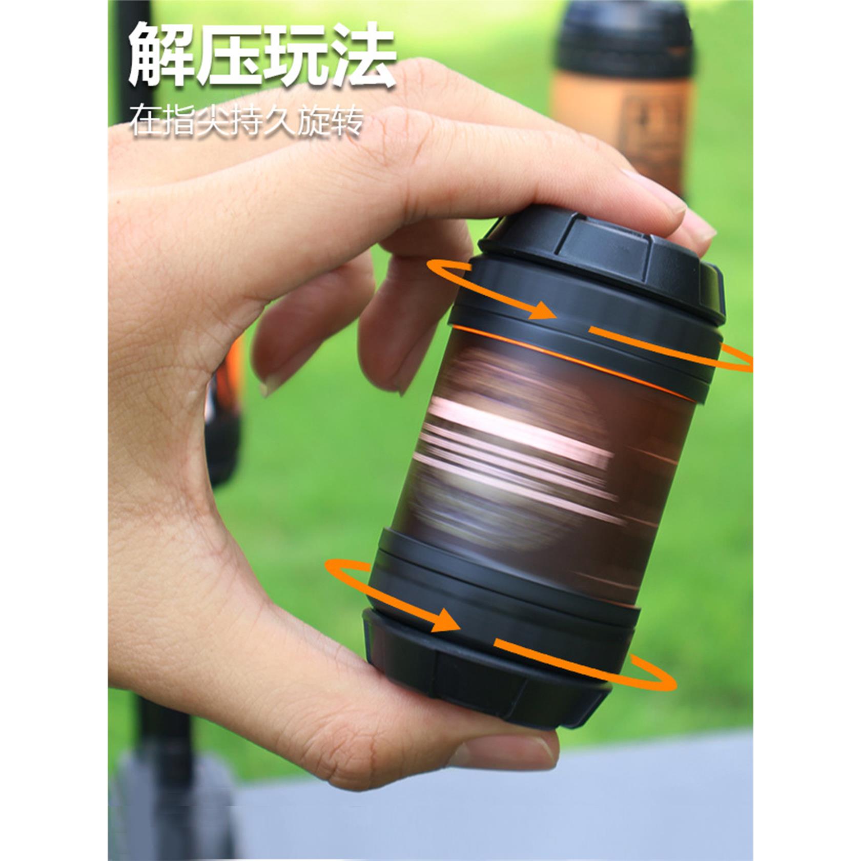 LED露营旋转灯户外DIY假