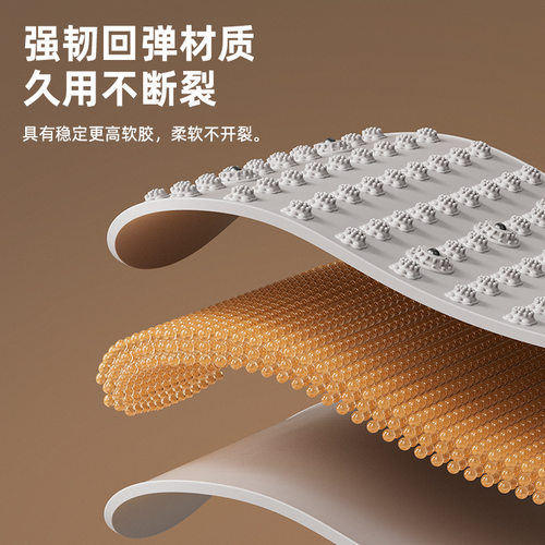 实心软硅胶液态指压板超慢跑脚底穴位按摩缓解疲劳运动健身不扎脚