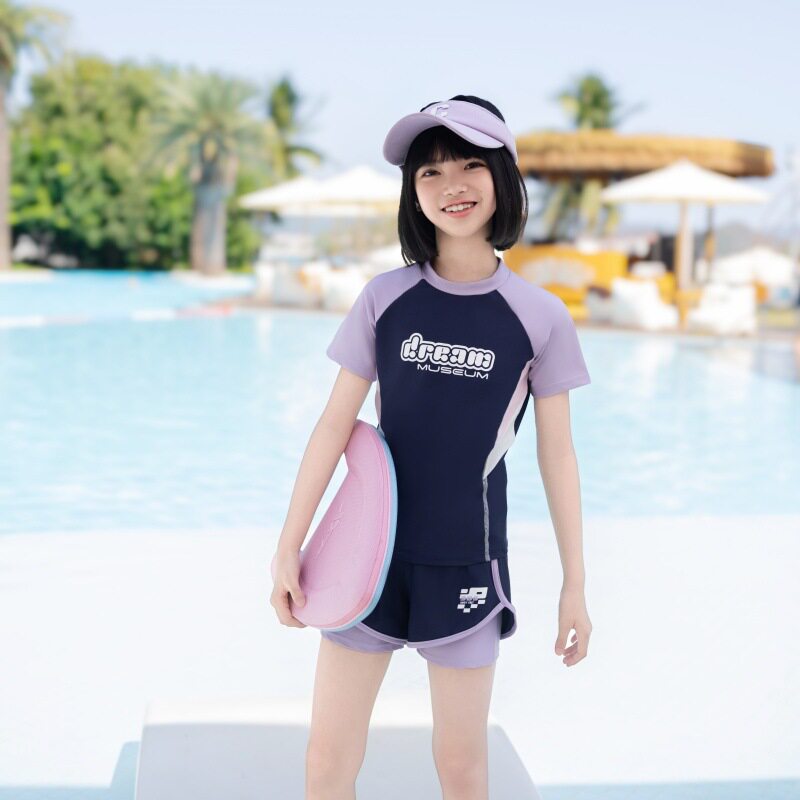 儿童泳衣分体女孩中大童2
