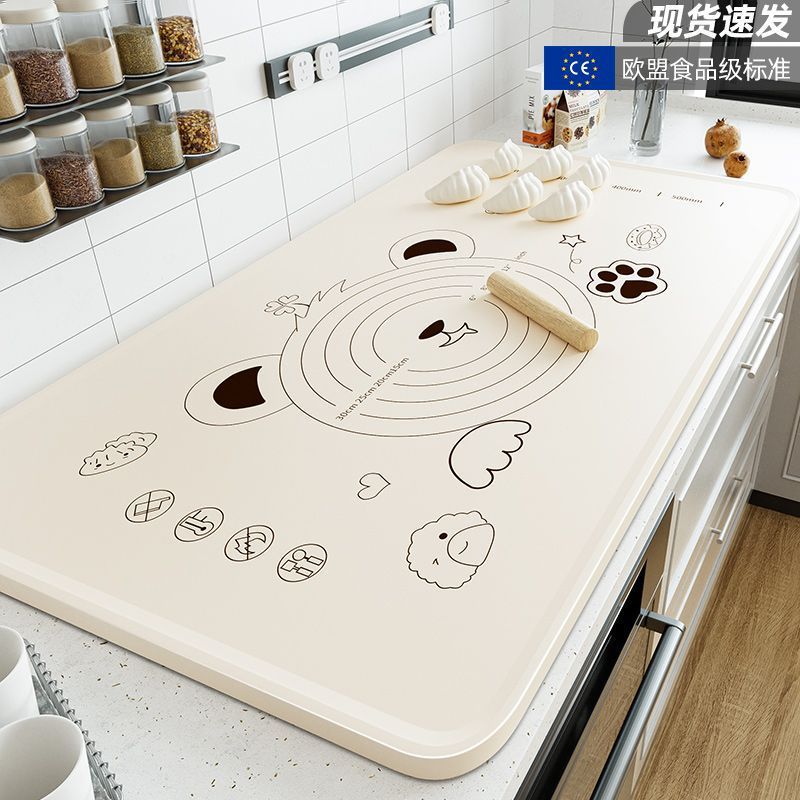 抗菌硅胶垫加厚揉面垫食品级擀面垫家用案板大号厨房烘焙和面垫oo