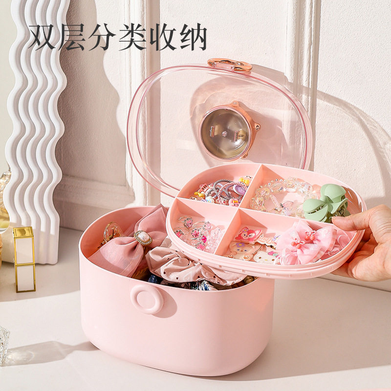 简约女童防尘收纳盒皇冠