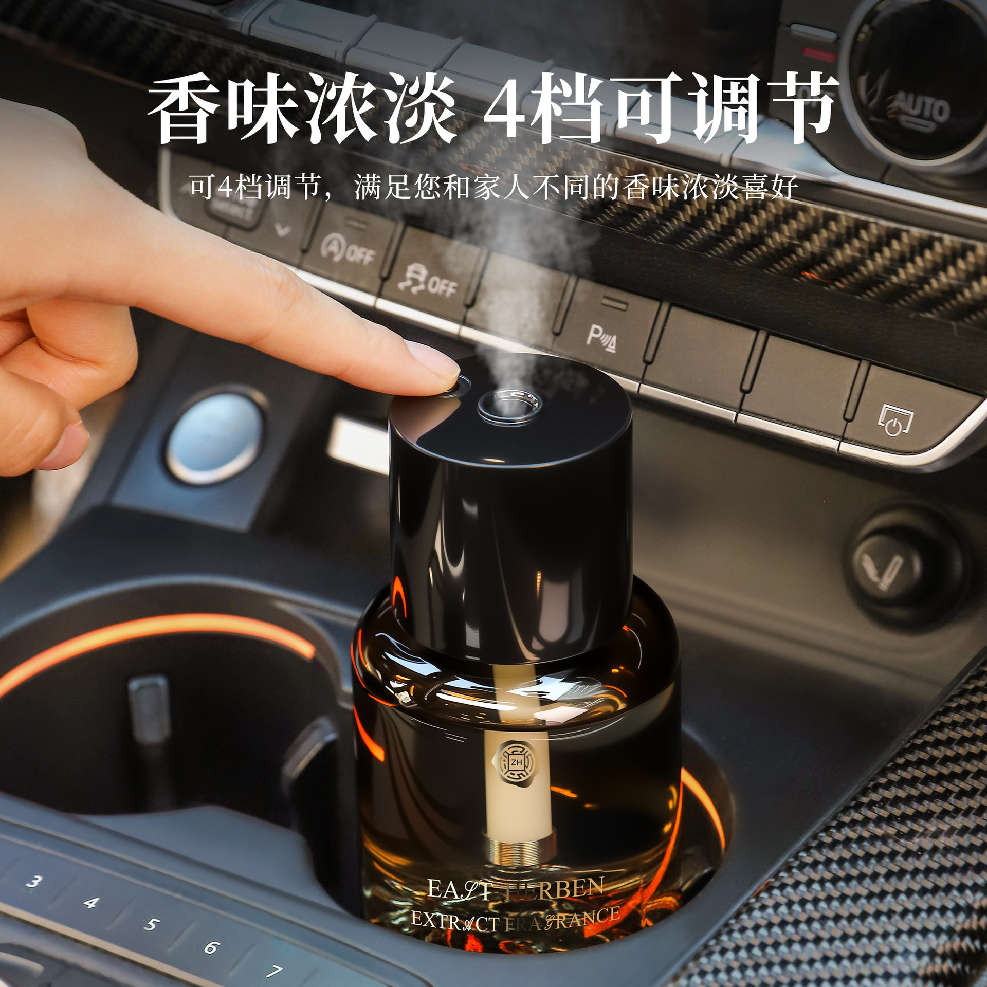 车载智能雾化香薰自动启