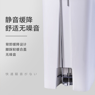 厨房垃圾桶家用带盖大号卫生间厕所客厅翻盖脚踏式创意日式垃圾篓