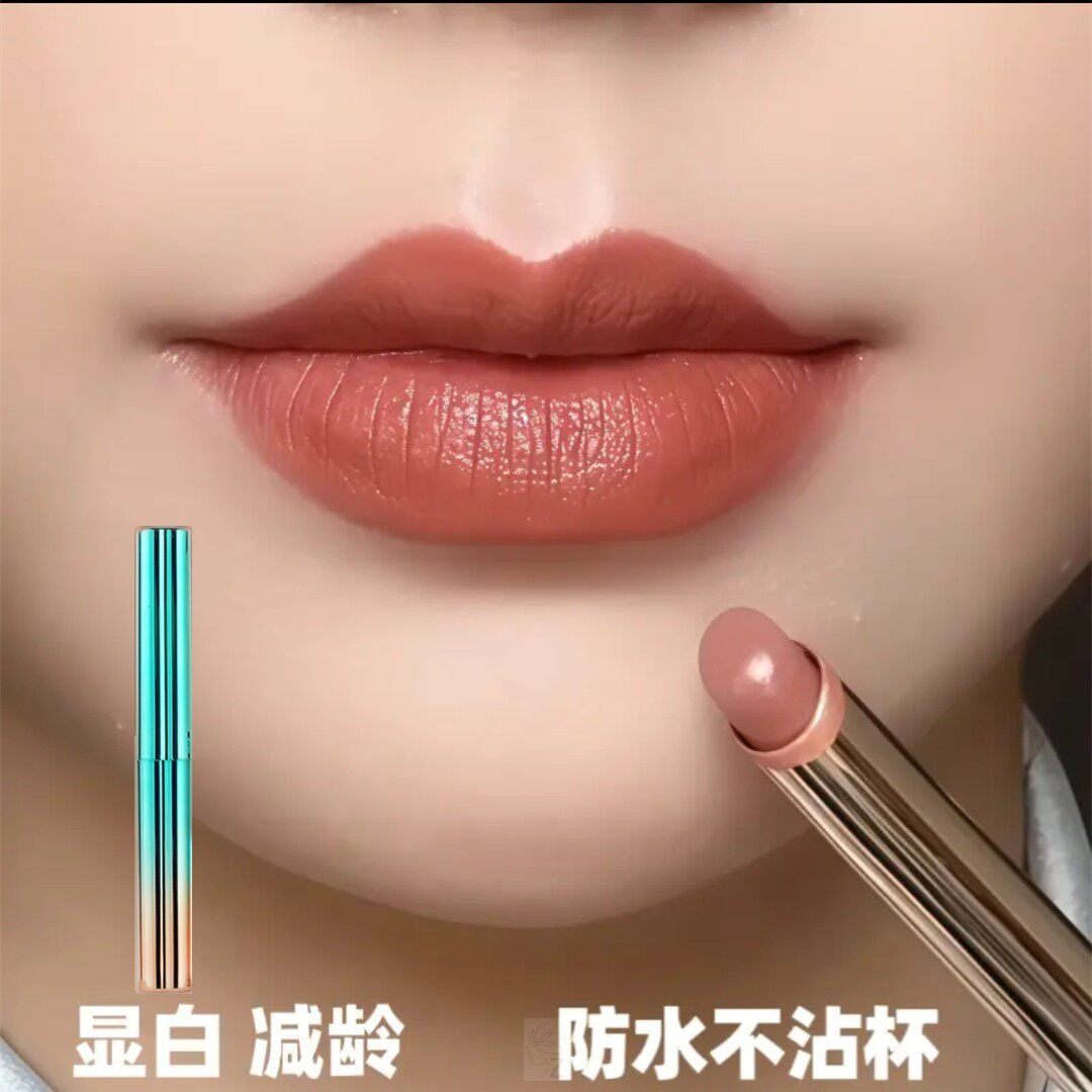 李佳琪推荐不沾杯不掉色肉桂奶茶豆沙胡萝卜口红唇釉滋润显白防水