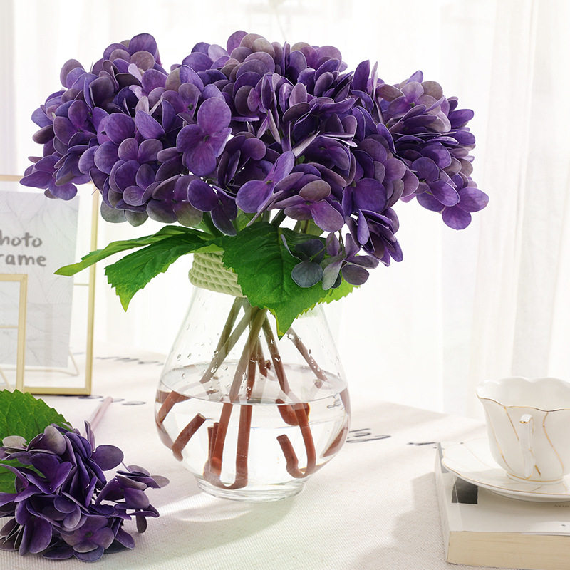 Feel Single leaf Hydrangea Man-made Hydrangea Artificial flower Wedding celebration Decorated wall parts F25in the Flower delivery/Flowers simulation/Plants gardening , Spend eternity/Dried flowers , Dried flowers  category - from Buy2taobao.com to provide professional Taobao agent buy service