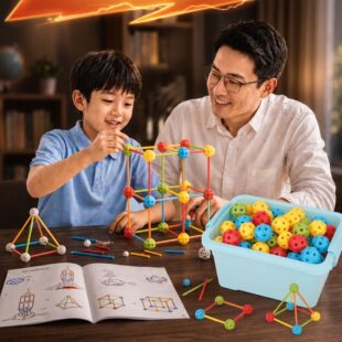 空间几何构建师小小积木玩具儿童解析diy立体思维模型数学拼装新