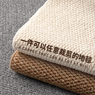 入户门地垫高级感家用仿剑麻玄关门外地毯可裁剪门垫进门口厚脚垫