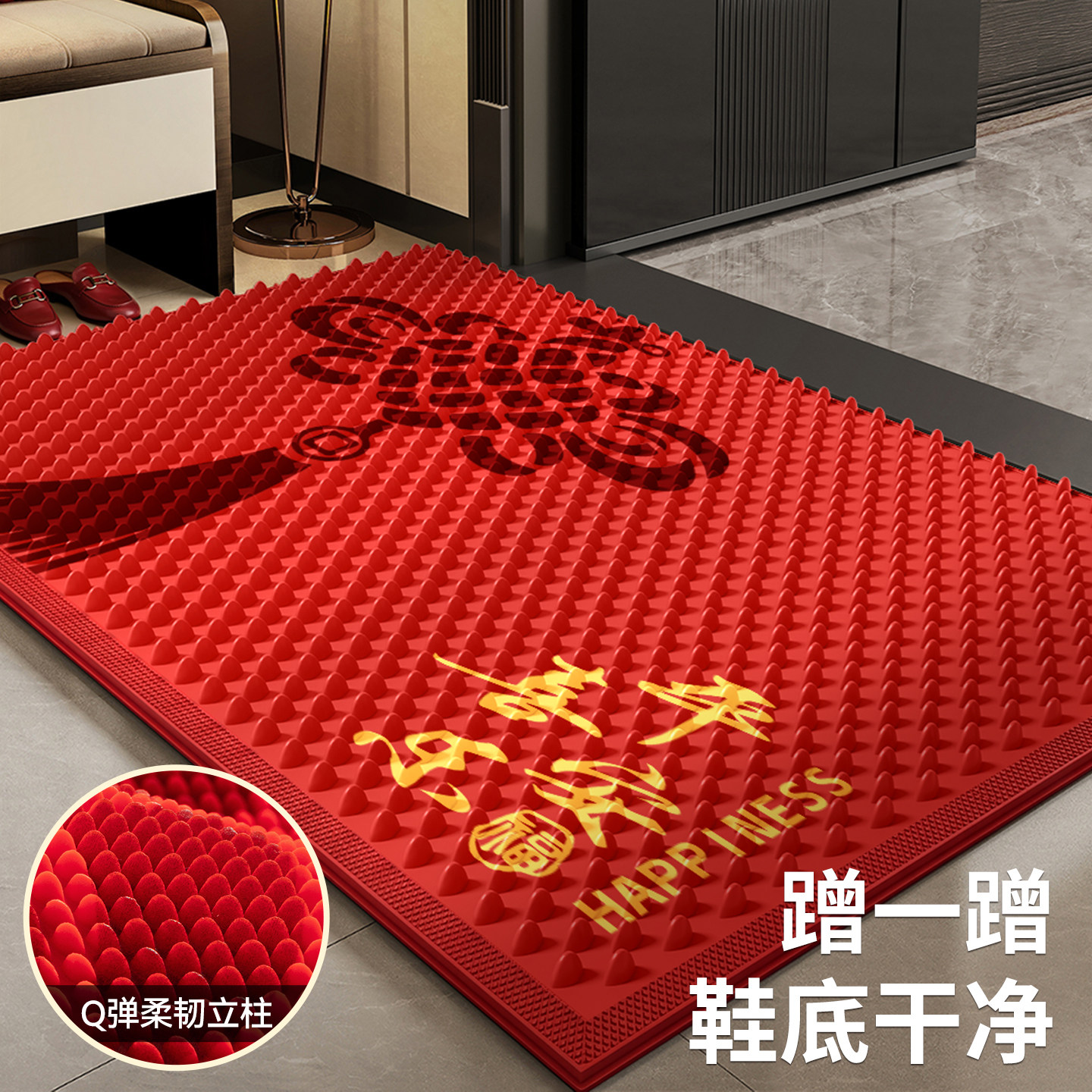 入户防滑蹭土换鞋地垫