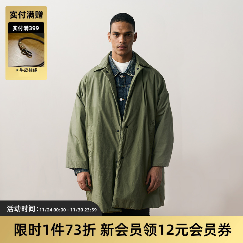 TIRES厚款秋冬水洗棉服