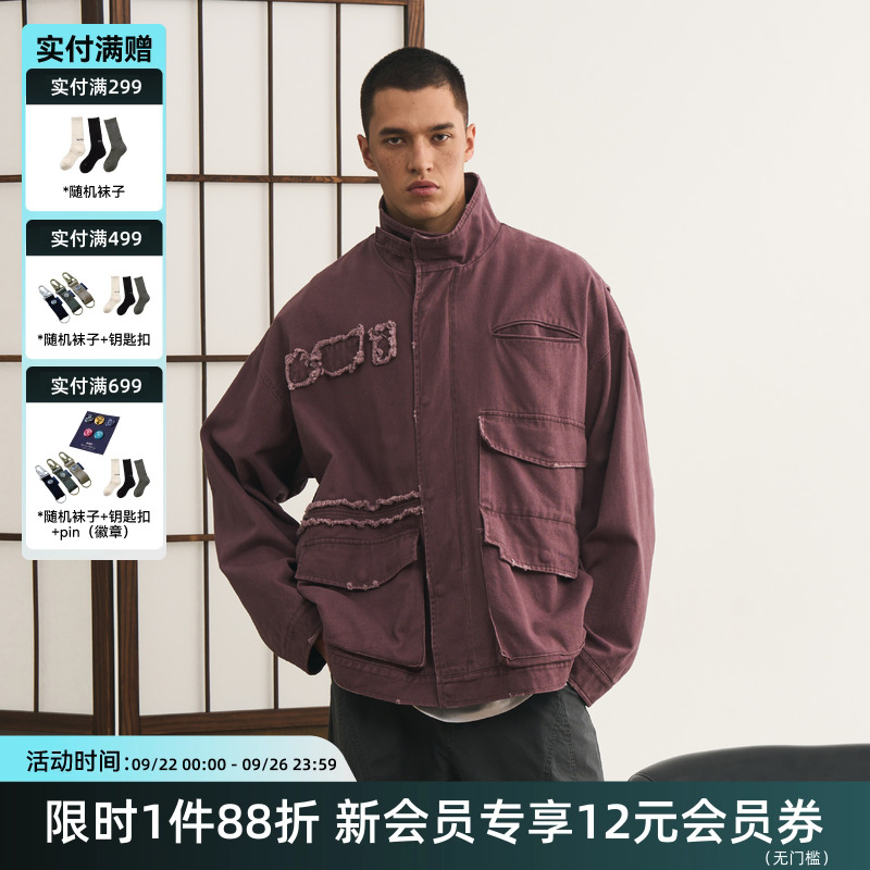 水洗工装M65夹克TIRES洗水外套
