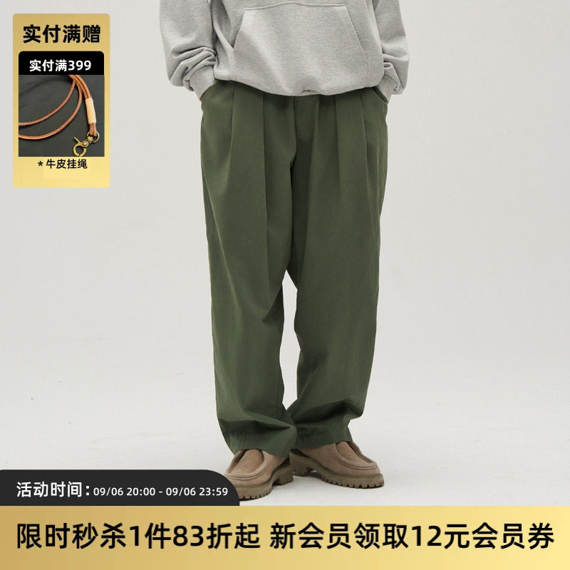 TIRES微锥chino休闲面包工装长裤图片