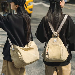 中点多用包包女2025新款多功能双肩包轻便防水户外休闲单肩斜挎包