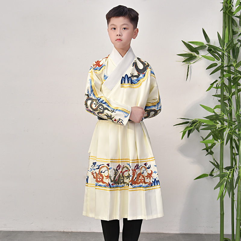 中国风明制绣花春秋古装飞鱼服