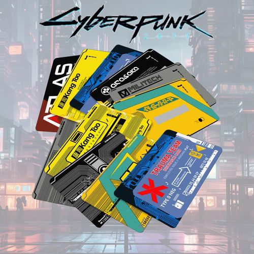 赛博朋克2077游戏周边卡贴