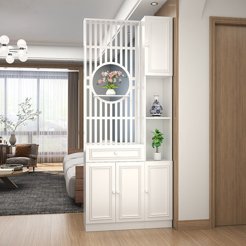 新中式进门玄关柜入户屏风隔断