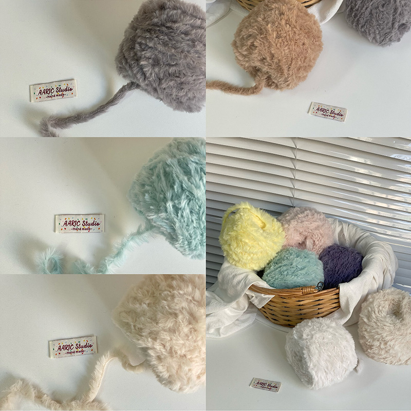 AARIC手作--绒绒线仿貂绒皮草线毛毛线