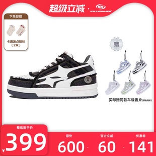 ark 牛仔破碎流星 潮牌低帮板鞋 黑色 KILLWINNER 子 Noah