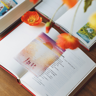 Feng礼物 插画硫酸纸书签Lisk 灼热Flaming现货Four Seasons四季