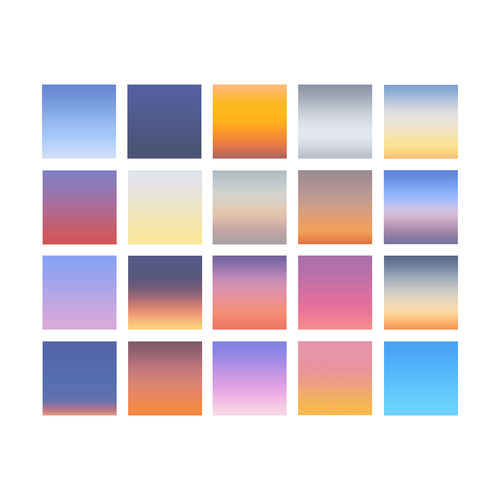 sunsets日落便签背胶收藏一百次