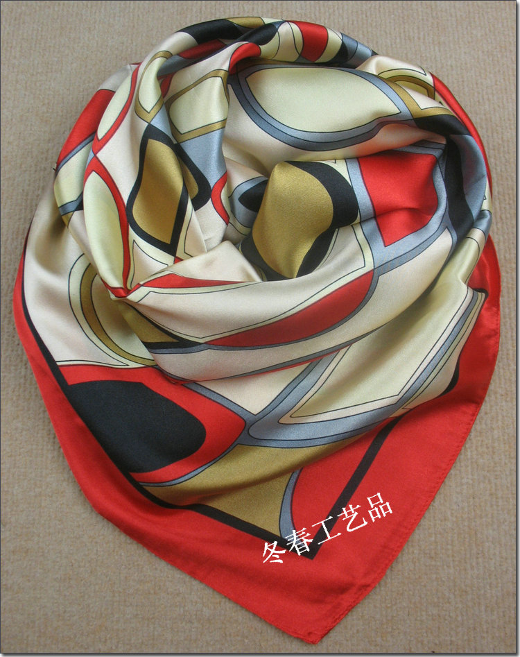 Suzhou silk large square silk satin silk scarf丝绸方巾|ruв категории Аксессуары, шарф/шарф/шаль - от Buy2taobao.com для оказания профессиональной услуги покупки агента Taobao