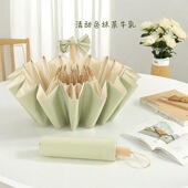 48骨彩胶雨伞防晒防紫外线学生高颜值太阳伞女晴雨两用折叠遮阳伞