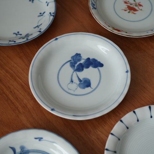 美浓烧小盘子釉下彩骨碟