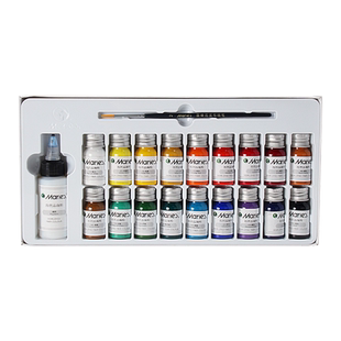 TwoTrees/俩棵树 3D打印机模型上色专用颜料 PLA ABS后期处理DIY上色套件工具18色 3d打印机配件