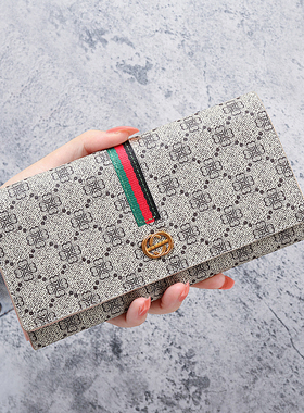 钱包女士2025新款高端精致时尚小众设计女款高级感大容量长款皮夹