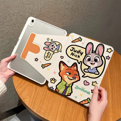 朱迪尼克iPad旋转防弯笔槽保护壳