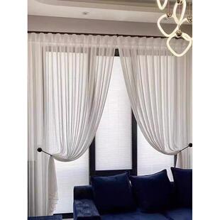 ins窗帘绑带扣式轻奢高档法式窗纱帘磁吸扣绑绳卧室客厅带磁挂钩