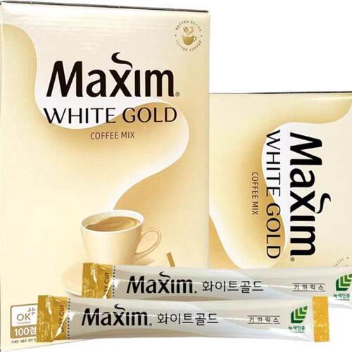 韩国麦馨白金咖啡三合一速溶咖啡