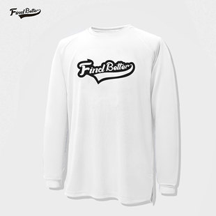 投篮服男女 开衩长袖 Find Better春秋篮球训练健身速干T恤运动美式