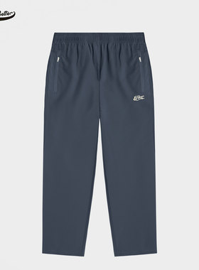 春秋薄款口袋拉链九分长裤美式篮球运动宽松速干裤子-179