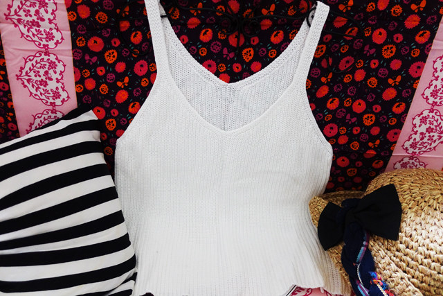 日本带回针织外搭宽松吊带日式极简风百搭ROPE PICNIC