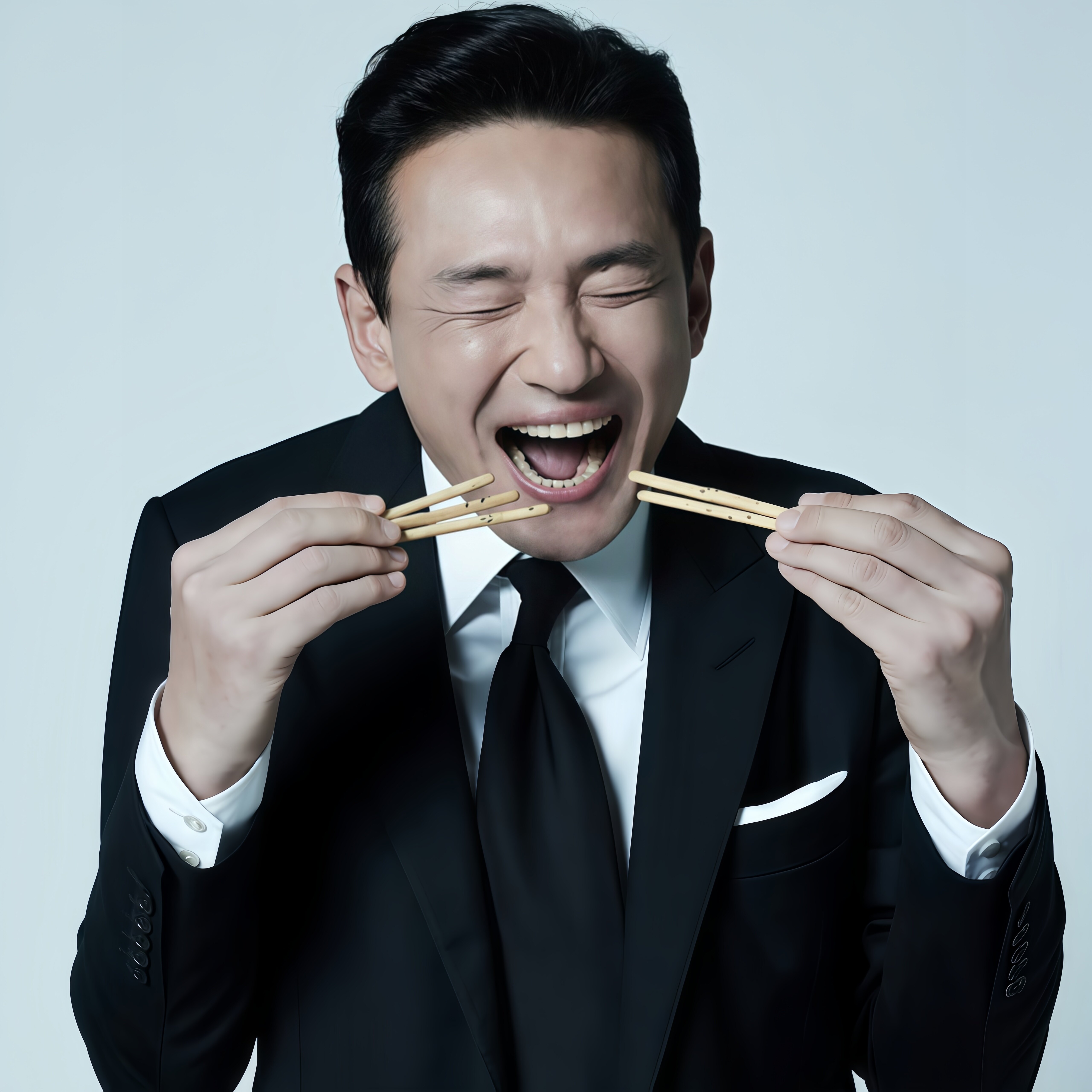进口CW青右情友青佑韩国黑芝麻棒棒饼干酥脆儿童磨牙棒手指饼零食