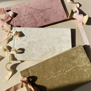 MarrySo 贺卡邀请函结婚请帖备婚致词婚礼备忘录 高端丝绒誓言本