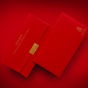MARRYSO高端三折商务邀请函公司节日企业VIP客户答谢卡新年请帖