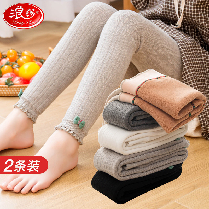 浪莎春秋冬季儿童连裤袜女童加绒加厚打底裤子薄绒纯棉外穿一体绒怎么样,好用不?