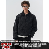 时尚 MIDASHAND 皮衣休闲百搭外套男 秋季 新款 美式 复古翻领夹克男士