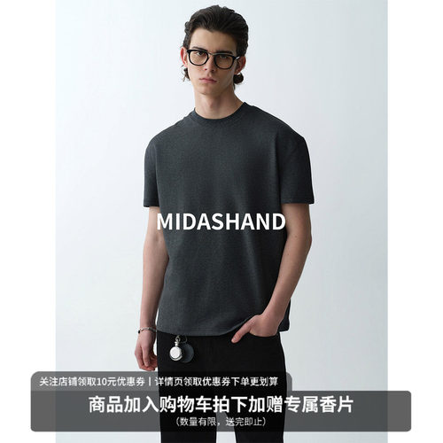 MIDASHAND美式正肩短袖T恤