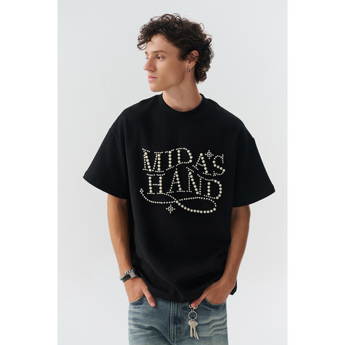 Midashand男生珍珠短袖T恤