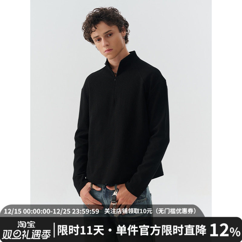 MIDASHAND美式男士半拉链外套